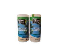 Dunn's River Chicken and Fish Seasoning Set, 100g Each