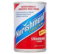 Dunn's River Nurishment Original Big Can Strawberry Flavour 400g (Pack of 12 x 400g)