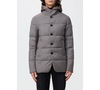 DUNO Men's Short Quilted Wool Down Jacket with Hood - Size: 52 - male