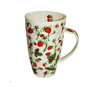 Dunoon Bone China Dovedale Fruit & Flowers Mug (Strawberry)