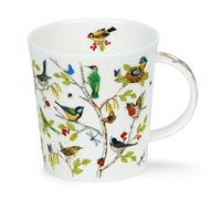 Dunoon Bone China Mug Secret Wood British Birds Mug Lomond Made in England (Woodpecker)