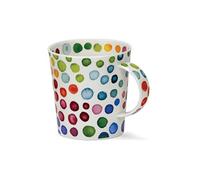 Dunoon bone china mug with Hot Spots design in Lomond shape