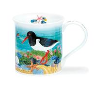 Dunoon Bute 0.3 Litre Fine Bone China Mug Seashore (Oystercatcher)