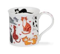 Dunoon Bute Lovable Cats 0.3 Litre Fine Bone China Cat Mug