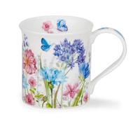 Dunoon Bute Meadow Breeze Blue 0.3 Litre Fine Bone China Mug Agapanthus