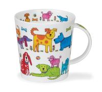 Dunoon Caingorm Fine Bone China 0.48 Litre Mug Colourful Crew Dogs