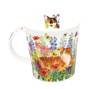 Dunoon Caingorm Fine Bone China Cat Mug Pretty Paws (0.48L, Tortoishell)