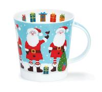 Dunoon Caingorm Fine Bone China Christmas Mug Chilly Chappies (Blue Red and White Santa)