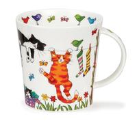 Dunoon Caingorm Fine Bone China Mug Hanging Out Cats or Dogs (CA-HANO-Cats)