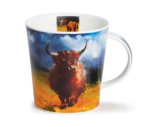 Dunoon Caingorm Fine Bone China Mug Roaming The Glen Highland Cow