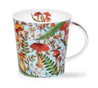 Dunoon Caingorm Forestiere Blue Toadstools 0.48 Litre Fine Bone China Mug