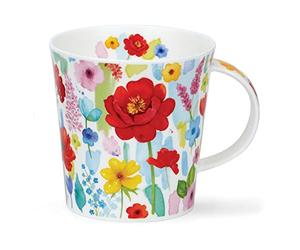 Dunoon Cairngorm 0.48 Litre Mug Floral Burst (Red)