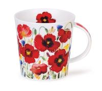 Dunoon Campaign Poppy Teacup Coffee Mug 0.48 L