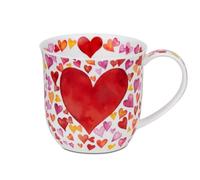 Dunoon Cumbrae Big Love Red 0.45 Litre Fine Bone China Mug