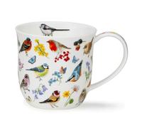 Dunoon Cumbrae Bird Garden Robin 0.45 Litre Fine Bone China Mug