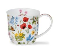 Dunoon Cumbrae Wild Flowers Poppies 0.45 Litre Fine Bone China Mug