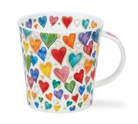 Dunoon DUNOON Lomond Shape Mug 0.32 Litre Dazzle (Hearts), Gold