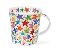 Dunoon Tea Cup Coffee Mug Dazzle Stars with Gold 0.3L Lomond