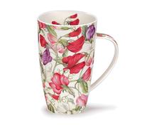Dunoon Fine Bone China Henley Shaped Mug - Dovedale Sweet Peas