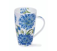 Dunoon Fine Bone China Made in England Henley Shape Mug (Agapanthus)