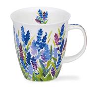 Dunoon Fine Bone China Mug Nevis Shape Made in England Dishwasher & Microwave Safe - Meadow (Lavender)