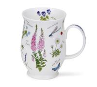 Dunoon Fine Bone China Mug Suffolk Shape Made in England Dishwasher & Microwave Safe - Natures Notebook (Foxglove)