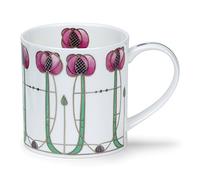 Dunoon Fine Bone China Orkney Argyle Mackintosh Fine Bone China Mug - Made in England (Pink)