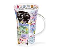 Dunoon Glencoe Fine China Educational ENGLISH GRAMMAR & PUNCTUATION Mug Cup 500ml