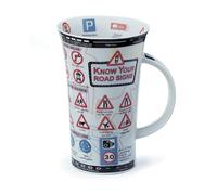 Dunoon Glencoe Fine China Educational KNOW YOUR ROAD SIGNS Mug Cup 500ml