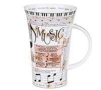 Dunoon Glencoe Fine China Educational MUSIC Mug Cup 500ml