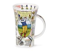 Dunoon Glencoe Fine China Educational WORLD OF GOLF Golfer Mug Cup 500ml 16.9 fl oz