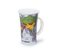 Dunoon Glencoe Map of the World Mug