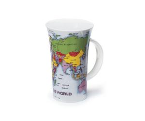Dunoon Glencoe Map of the World Mug