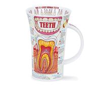 Dunoon Glencoe Shape Fine Bone China Mug - Teeth