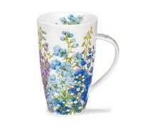 Dunoon Henley 0.6 Litre Fine Bone China Mug Delphiniums
