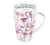 Dunoon Henley Fine China FLAMBOYANCE Frolicking Flamingo Mug Cup 600ml