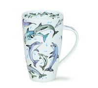 Dunoon Henley Fine China FLIPPIN FUN DOLPHIN Mug Cup 600ml 20.29 fl oz