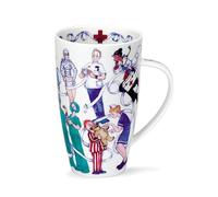 Dunoon Humorous and Cheeky 'Doctors and Nurses Fine Bone China Large Mug Henley Style