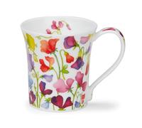 Dunoon Jura 0.21 Litre Fine Bone China Mug Floral Sweet Pea