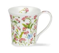 Dunoon Jura 0.21 Litre Fine Bone China Mug Forget Me Knots (Pink)