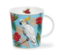 Dunoon Lommond Birds of Prey Mug Tariku 0.32 Litre Fine Bone China with 22 Carrat Gold Detailing (Cockatoo)