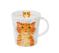 Dunoon Lomond Fine Bone China Cat Mug Catter Splatter (LO-Cats-Ginger)