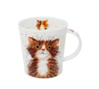 Dunoon Lomond Fine Bone China Cat Mug Catter Splatter (LO-Cats-Tabby)