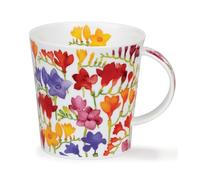 Dunoon Lomond Floral Fiesta Freesia Fine Bone China Floral Mug