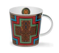 Dunoon Lomond Iona Green Fine Bone China Mug with Gold Detailing