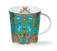 Dunoon Lomond Malabar Tiger Fine Bone China Mug with 22 Carat Gold Detailing