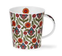 Dunoon Lomond Persia Orange Fine Bone China Mug with 22 Carat Gold Detailing