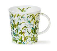 Dunoon Lomond Primavera Snowdrops 0.32 Litre Fine Bone China Mug - Snowdrops