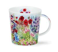 Dunoon Lomond Shape Mug 0.32 Litre Cottage Garden (Red)