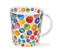 Dunoon Tea Cup Coffee Mug Dazzle Spots with Gold 0.3L Lomond